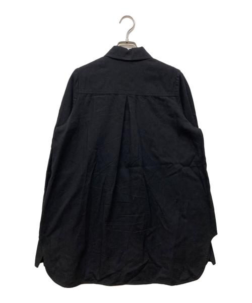 Mame Kurogouchi（マメクロゴウチ）mame kurogouchi (マメクロゴウチ) Flared Sleeve Denim Shirt ブラック サイズ:２の古着・服飾アイテム