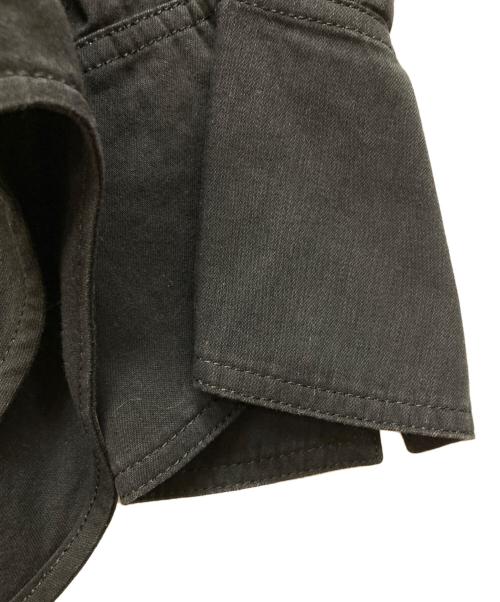 Mame Kurogouchi（マメクロゴウチ）mame kurogouchi (マメクロゴウチ) Flared Sleeve Denim Shirt ブラック サイズ:２の古着・服飾アイテム