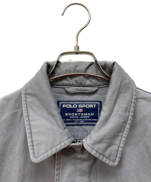 POLO SPORT（ポロスポーツ）POLO SPORT (ポロスポーツ) トラディショナルジャケット グレー サイズ:Ⅼの古着・服飾アイテム