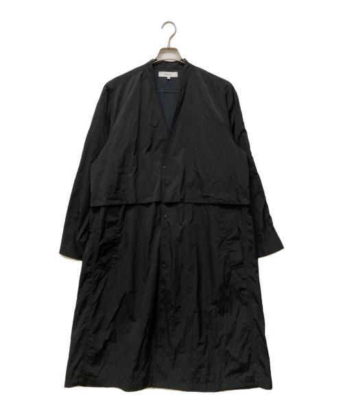 SASQUATCHfabrix.（サスクワッチファブリックス）SASQUATCHfabrix. (サスクワッチファブリックス) VENTILATION NYLON COAT ブラック サイズ:Lの古着・服飾アイテム