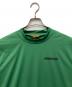 BEAMS GOLF (ビームスゴルフ) WOOD STOCK (ウッドストック) バックプリント モックネックシャツ グリーン サイズ:L：5000円