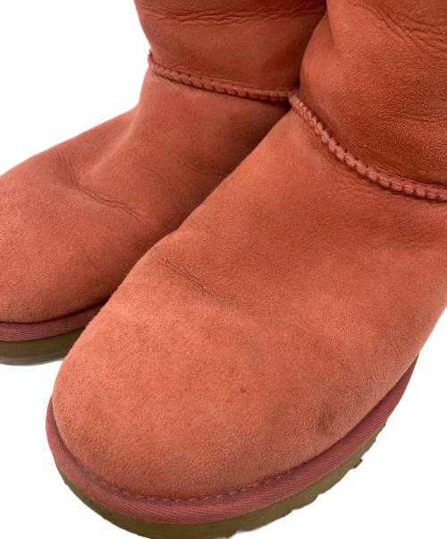 UGG（アグ）UGG (アグ) ベイリーボタン トリプレットブーツ ピンク サイズ:24の古着・服飾アイテム