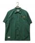 Schott（ショット）の古着「EMB. TC WORK SHIRT LOGO」｜グリーン
