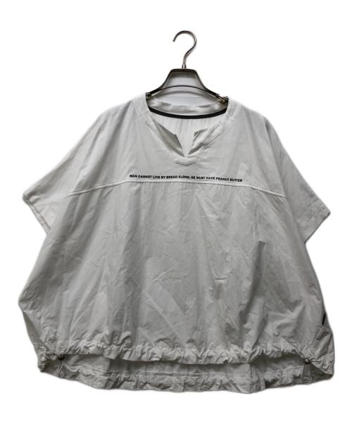 Ayane（アヤネ）ayane (アヤネ) ドッキングロゴTシャツ ホワイト サイズ:38の古着・服飾アイテム