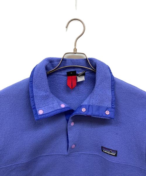 Patagonia（パタゴニア）Patagonia (パタゴニア) シンチラスナップ フリースジャケット パープル サイズ:キッズXLの古着・服飾アイテム