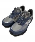 NEW BALANCEニューバランス）の古着「'Made in USA 990v6' sneakers U990LT6」｜ブルー×ホワイト