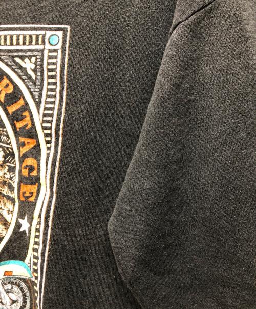 HARLEY-DAVIDSON（ハーレーダビッドソン）HARLEY-DAVIDSON (ハーレーダビッドソン) クルーネックスウェット ブラック サイズ:Lの古着・服飾アイテム