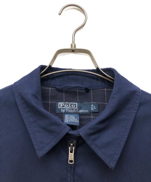 POLO RALPH LAUREN（ポロ・ラルフローレン）POLO RALPH LAUREN (ポロ・ラルフローレン) スイングトップ ネイビー サイズ:Lの古着・服飾アイテム