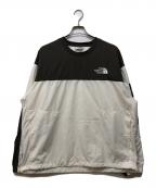 THE NORTH FACEザ ノース フェイス）の古着「ALBANY CREWNECK」｜ブラウン×ホワイト
