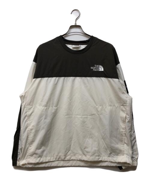 THE NORTH FACE（ザ ノース フェイス）THE NORTH FACE (ザ ノース フェイス) ALBANY CREWNECK ブラウン×ホワイト サイズ:XLの古着・服飾アイテム