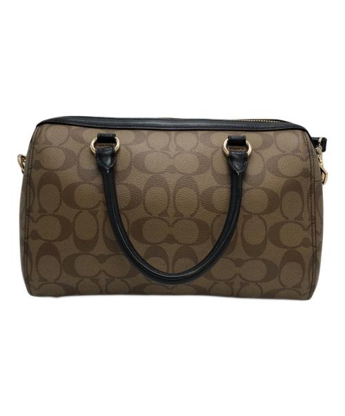 COACH（コーチ）COACH (コーチ) ローアン サッチェル シグネチャー キャンバス ベージュの古着・服飾アイテム