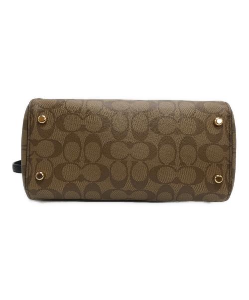 COACH（コーチ）COACH (コーチ) ローアン サッチェル シグネチャー キャンバス ベージュの古着・服飾アイテム