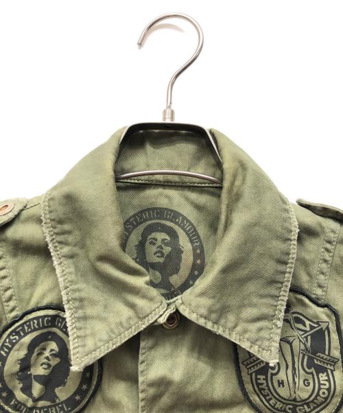 Hysteric Glamour（ヒステリックグラマー）Hysteric Glamour (ヒステリックグラマー) 半袖シャツ カーキ サイズ:FREEの古着・服飾アイテム