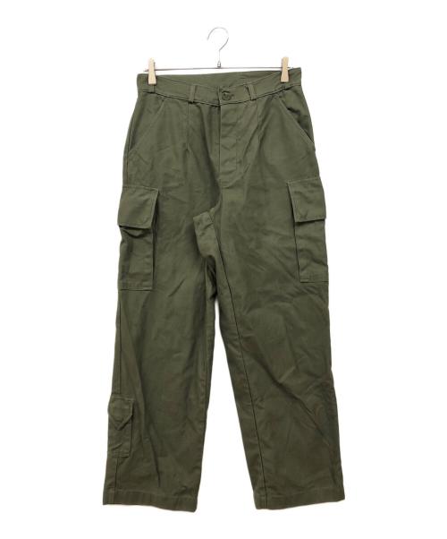 MILITARY（ミリタリー）MILITARY (ミリタリー) フィールドパンツ グリーン サイズ:82×80の古着・服飾アイテム