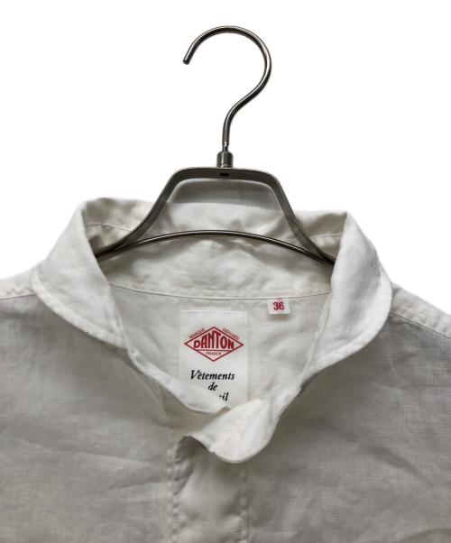 DANTON（ダントン）DANTON (ダントン) リネンプルオーバーシャツ アイボリー サイズ:38の古着・服飾アイテム