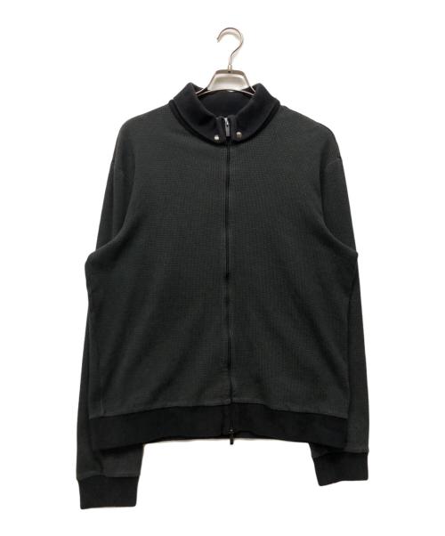 ARMANI COLLEZIONI（アルマーニ コレツィオーニ）ARMANI COLLEZIONI (アルマーニ コレツィオーニ) ジップジャケット ブラック サイズ:ＸＬの古着・服飾アイテム