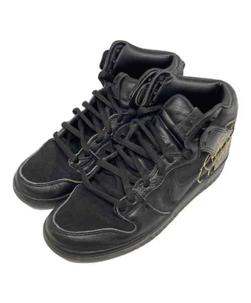 NIKE（ナイキ）NIKE (ナイキ) FAUST (ファウスト) SB Dunk High ブラック アンド メタリックゴールド サイズ:US9.5の古着・服飾アイテム