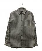 A.P.C.アーペーセー）の古着「長袖ストライプシャツ」｜グレー