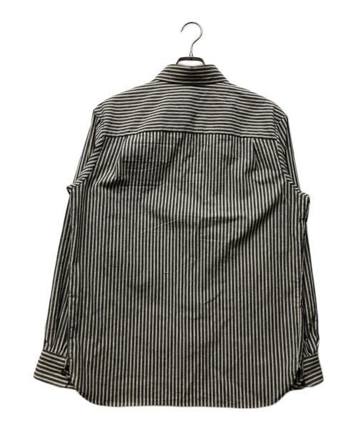 A.P.C.（アーペーセー）A.P.C. (アーペーセー) 長袖ストライプシャツ グレー サイズ:ＸＳの古着・服飾アイテム