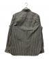 A.P.C. (アーペーセー) 長袖ストライプシャツ グレー サイズ:ＸＳ：8000円