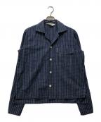 SUNSEAサンシー）の古着「Brick Check Gigolo Shirt」｜ブルー