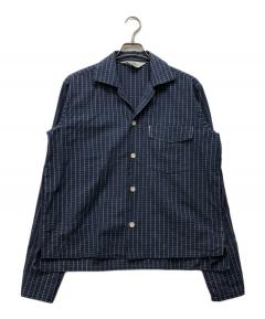 中古・古着通販】NICENESS (ナイスネス) LEE flower shirt ブラウン