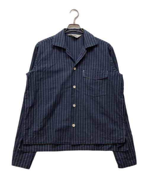 SUNSEA（サンシー）SUNSEA (サンシー) Brick Check Gigolo Shirt ブルー サイズ:ｍの古着・服飾アイテム
