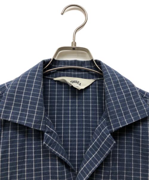 SUNSEA（サンシー）SUNSEA (サンシー) Brick Check Gigolo Shirt ブルー サイズ:ｍの古着・服飾アイテム