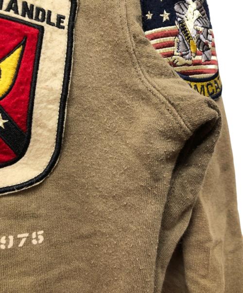AVIREX（アヴィレックス）AVIREX (アヴィレックス) スタンドガンスタンドジップジャケット ブラウン サイズ:Mの古着・服飾アイテム
