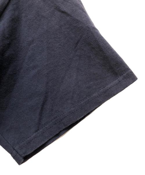 stussy（ステューシー）stussy (ステューシー) ロゴプリントTシャツ ネイビー サイズ:Mの古着・服飾アイテム