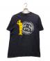 stussy（ステューシー）の古着「ロゴプリントTシャツ」｜ネイビー