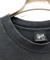 中古・古着 stussy (ステューシー) ロゴプリントTシャツ ブラック サイズ:M：8000円