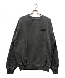 X-LARGE×AFTERMATH（エクストララージ×アフターマス）の古着「CREWNECK SWEATSHIRT」｜ブラック