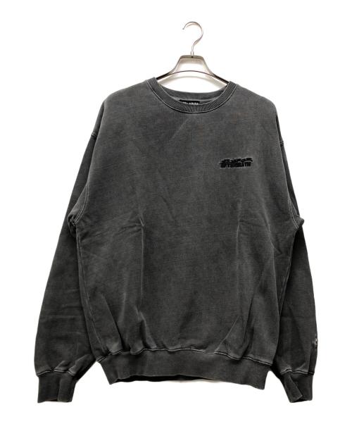 X-LARGE（エクストララージ）X-LARGE (エクストララージ) AFTERMATH (アフターマス) CREWNECK SWEATSHIRT ブラック サイズ:Mの古着・服飾アイテム