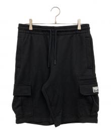 PROCLUB×X-LARGE（プロクラブ×エクストララージ）の古着「COMFORT FRENCH TERRY CARGO SHORTS」｜ブラック