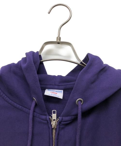 Champion（チャンピオン）Champion (チャンピオン) X-LARGE (エクストララージ) ZIP UP HOODED SWEATSHIRT パープル サイズ:Ｌ 未使用品の古着・服飾アイテム