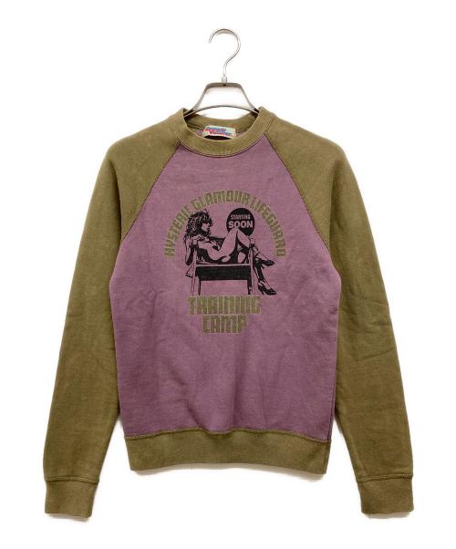 Hysteric Glamour（ヒステリックグラマー）Hysteric Glamour (ヒステリックグラマー) クルーネックスウェット パープル サイズ:Freeの古着・服飾アイテム
