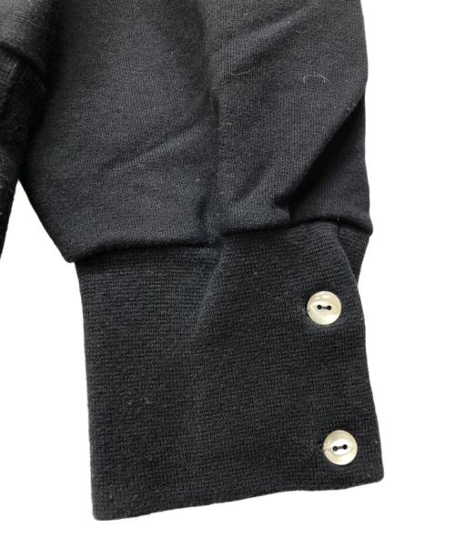 ELACIO（エラシオ）ELACIO (エラシオ) ハーフジップスウェット ブラック サイズ:6の古着・服飾アイテム