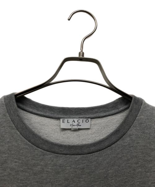 ELACIO（エラシオ）ELACIO (エラシオ) クルーネックスウェット グレー サイズ:XLの古着・服飾アイテム