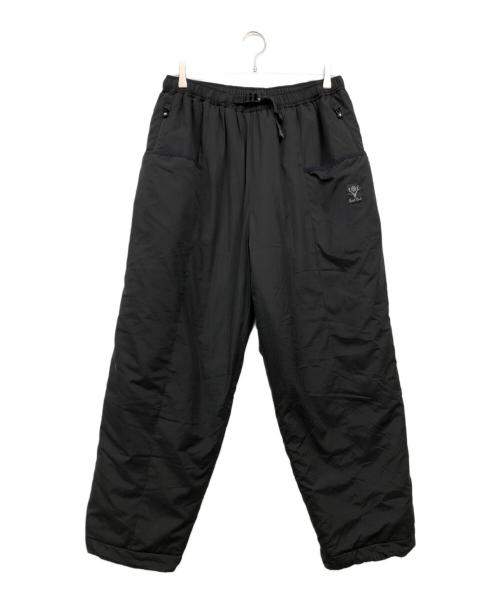 South2 West8（サウスツー ウエストエイト）south2 west8 (サウスツー ウエストエイト) Insulator Belted Pant ブラック サイズ:Lの古着・服飾アイテム
