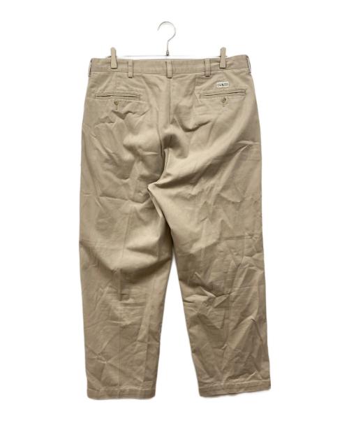 POLO RALPH LAUREN（ポロ・ラルフローレン）POLO RALPH LAUREN (ポロ・ラルフローレン) センタープレスパンツ ベージュ サイズ:36×29の古着・服飾アイテム