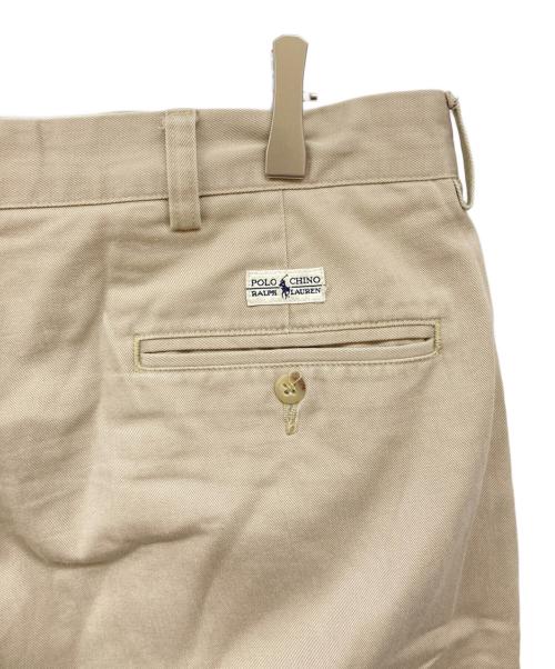 POLO RALPH LAUREN（ポロ・ラルフローレン）POLO RALPH LAUREN (ポロ・ラルフローレン) センタープレスパンツ ベージュ サイズ:36×29の古着・服飾アイテム