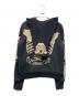 VANSON (バンソン) スケルトンジップパーカー ブラック サイズ:M：13000円