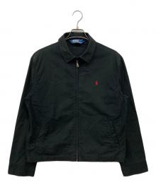 POLO RALPH LAUREN（ポロ・ラルフローレン）の古着「スイングトップ」｜ブラック