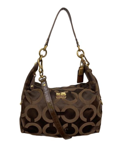 COACH（コーチ）COACH (コーチ) ショルダーバッグ ブラウンの古着・服飾アイテム
