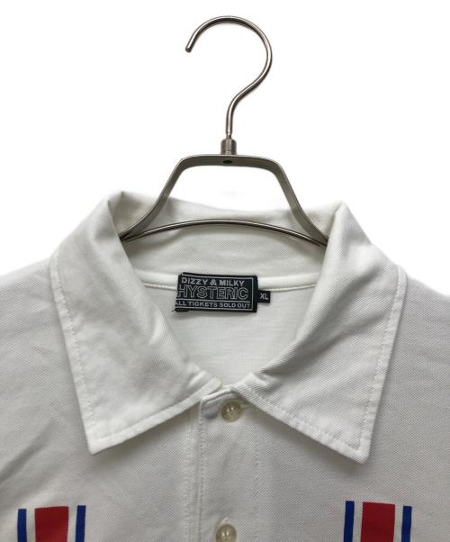 hysterics（ヒステリックス）hysterics (ヒステリックス) HG PIT CREW シャツ ホワイト サイズ:XLの古着・服飾アイテム