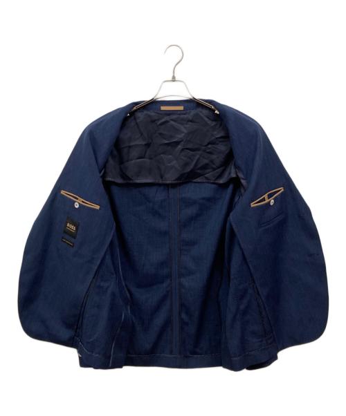 BOSS（ボス）BOSS (ボス) テーラードジャケット ネイビー サイズ:52の古着・服飾アイテム