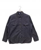 WOOLRICHウールリッチ）の古着「長袖シャツ」｜ネイビー