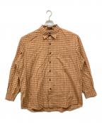 Burberry'sバーバリーズ）の古着「チェックシャツ」｜ブラウン