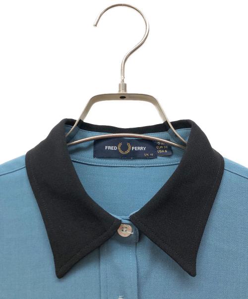 FRED PERRY（フレッドペリー）FRED PERRY (フレッドペリー) 半袖ワンピース ブルー サイズ:Mの古着・服飾アイテム